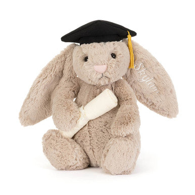 Personalised Bashful Bunny Graduation Outfit
