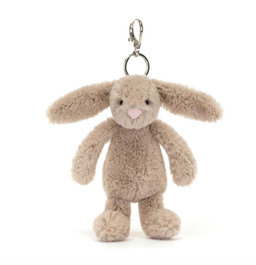 Bashful Beige Bunny Bag Charm